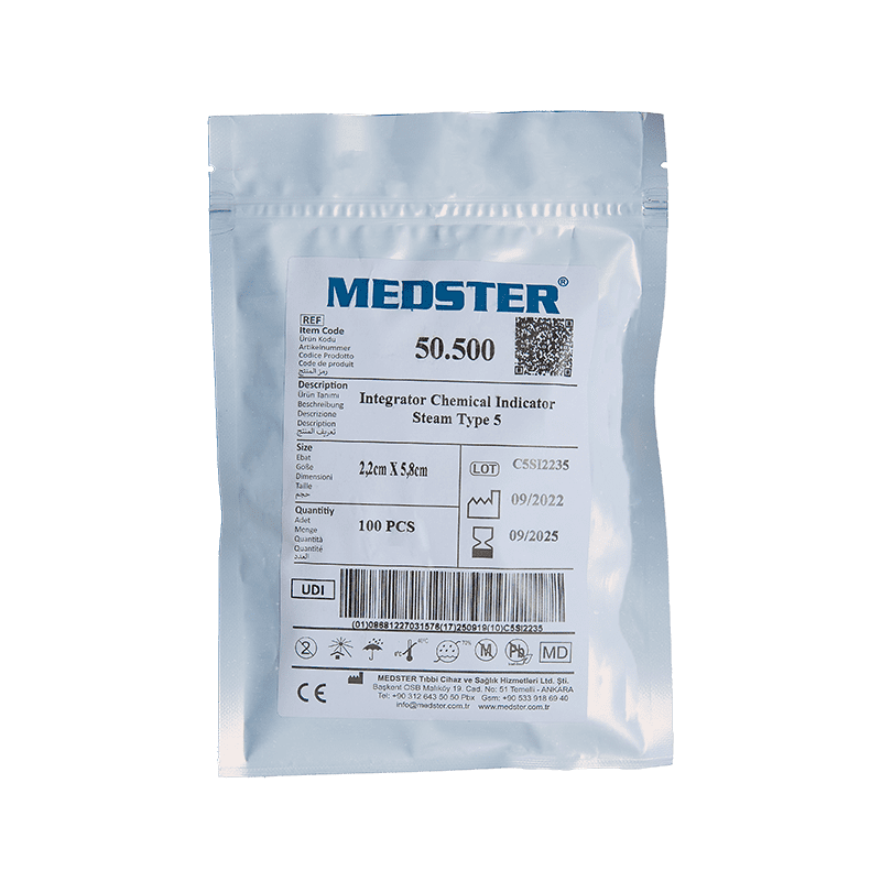 Паровий Інтегратор індикатор (клас 5), 100 шт MEDSTER